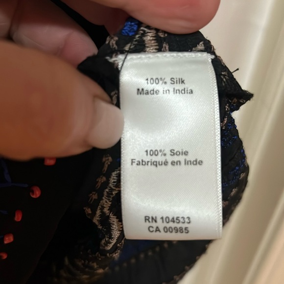 Nanette Lepore silk beaded dress - Picture 5 of 6